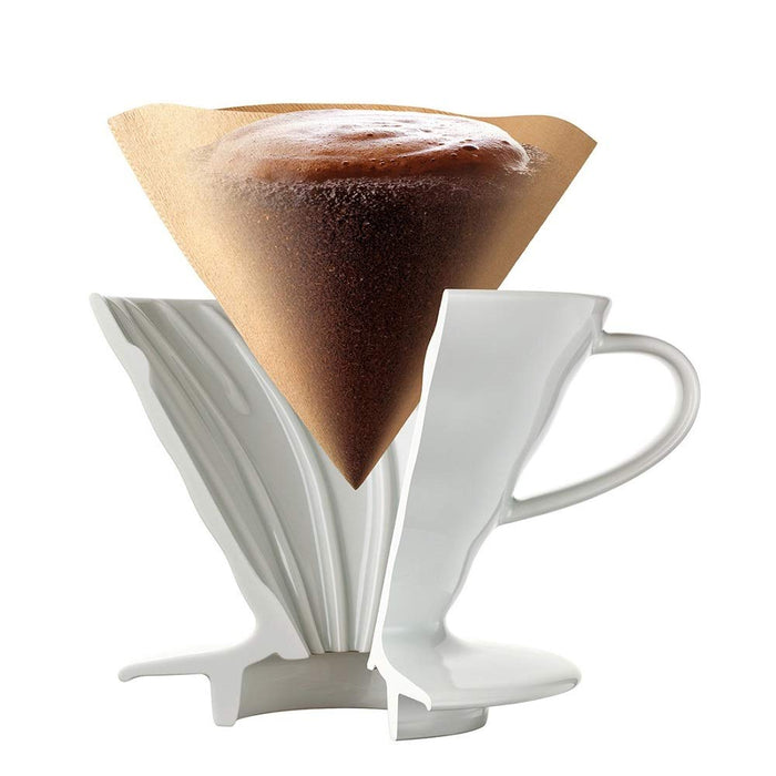 Hario V60 Coffee Maker Brown Misarashi 1-4 Cups - Made In Japan-Kiichin - The #1 Place for Japanese Goods in Your Hand!
