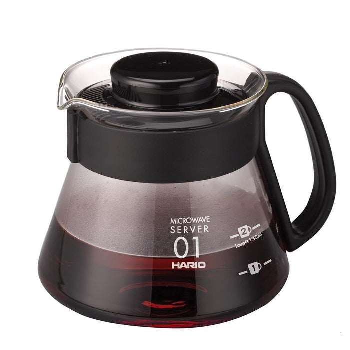 Hario V60 Range Server 360Ml Black - Japanese Made Xvd-36B-Kiichin - The #1 Place for Japanese Goods in Your Hand!