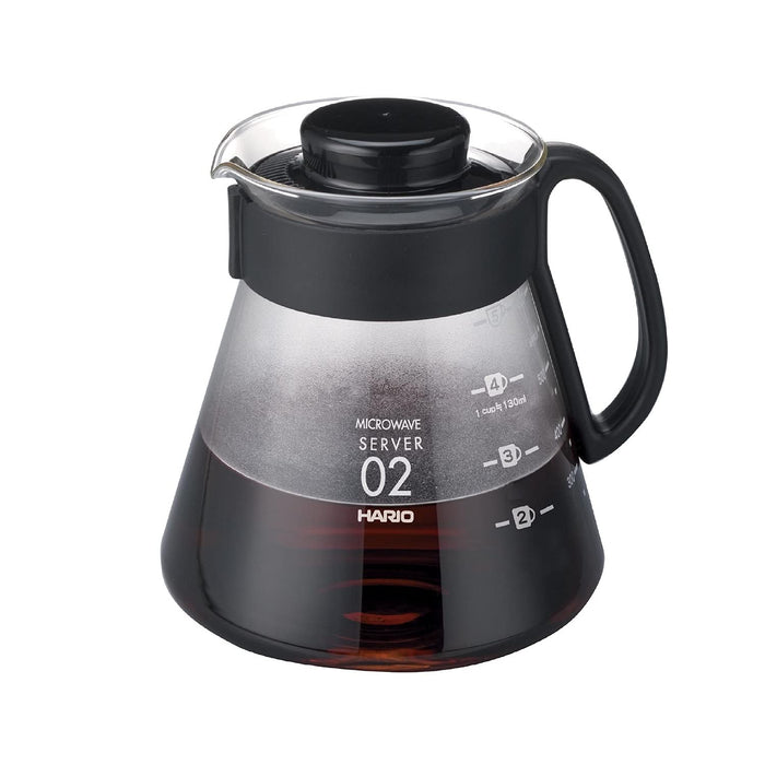 Hario V60 Black Range Server - Japan, 2-5 Cups (Xvd-60B)-Kiichin - The #1 Place for Japanese Goods in Your Hand!