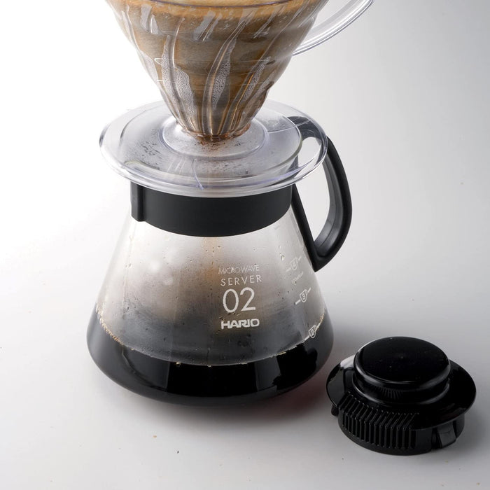 Hario V60 Black Range Server - Japan, 2-5 Cups (Xvd-60B)-Kiichin - The #1 Place for Japanese Goods in Your Hand!