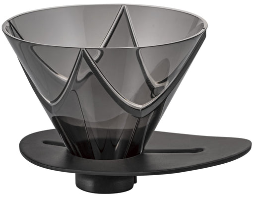 Hario V60 VDMU-02-TB 1-2Cups Coffee Dripper Japan Made Transparent Black-Kiichin - The #1 Place for Japanese Goods in Your Hand!