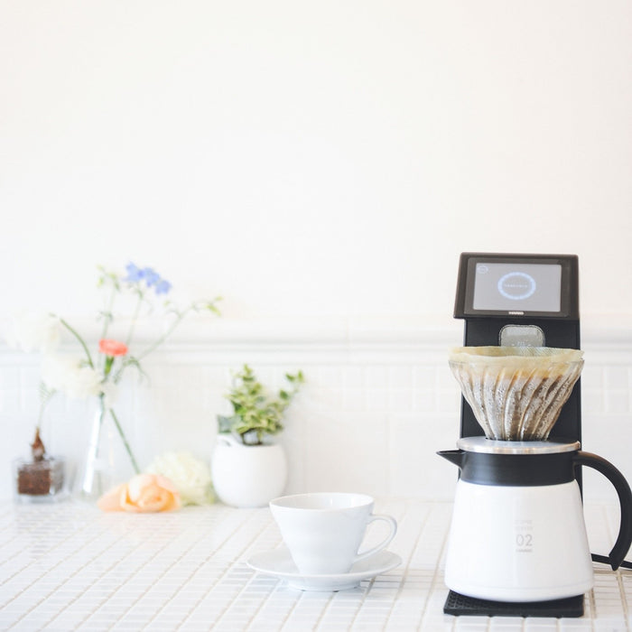 Hario V60 Stainless Steel Server 600 White - Japanese-Made Thermal Server-Kiichin - The #1 Place for Japanese Goods in Your Hand!