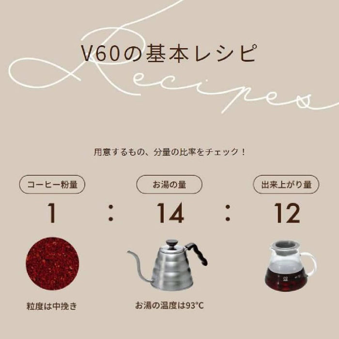 Hario V60 Dripper 02 White 1-4Cups Vdr-02-W Made in Japan-Kiichin - The #1 Place for Japanese Goods in Your Hand!