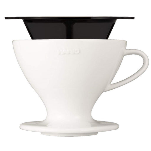 Hario W60 PDC-02-W Coffee Dripper Pete Licata Model 1-4 Cups White Japan-Kiichin - The #1 Place for Japanese Goods in Your Hand!