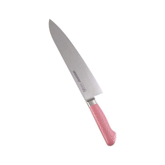 Hasegawa Stainless Steel Antibacterial Gyuto Knife - 240mm Pink-Kiichin - The #1 Place for Japanese Goods in Your Hand!