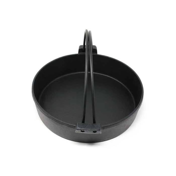 Ikenaga 20cm Induction Cast-Iron Sukiyaki Pan with Dual Handles-Kiichin - The #1 Place for Japanese Goods in Your Hand!
