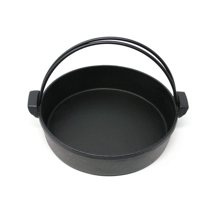 Ikenaga 20cm Induction Cast-Iron Sukiyaki Pan with Dual Handles-Kiichin - The #1 Place for Japanese Goods in Your Hand!