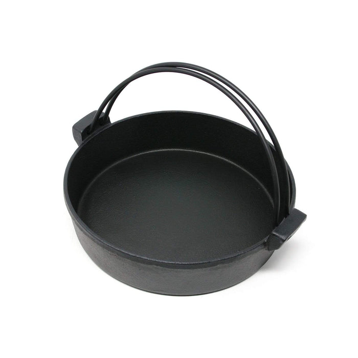 Ikenaga 28cm Induction Cast-Iron Sukiyaki Pan with Dual Handles-Kiichin - The #1 Place for Japanese Goods in Your Hand!