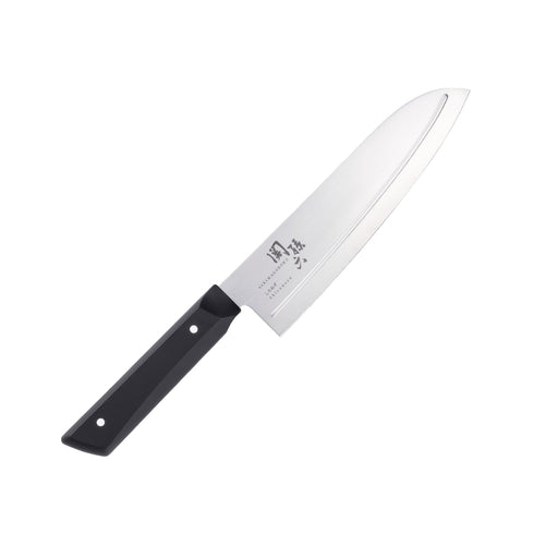 Kai Santoku Knife 165mm RH Rib Line Shironezu Steel Dishwasher Safe Japan AB5472-Kiichin - The #1 Place for Japanese Goods in Your Hand!