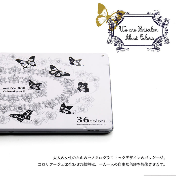 Mitsubishi Pencil 36-Color Colored Pencils - K88836C-Kiichin - The #1 Place for Japanese Goods in Your Hand!