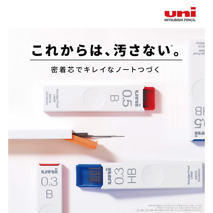 Mitsubishi Pencil 0.5 Hb Mechanical Pencil Lead (3Pcs) - Black-Kiichin - The #1 Place for Japanese Goods in Your Hand!