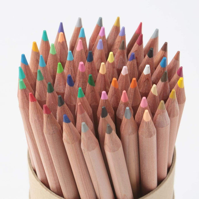 Mujirushi Ryohin 60-Color Colored Pencils in Paper Tube Case-Kiichin - The #1 Place for Japanese Goods in Your Hand!