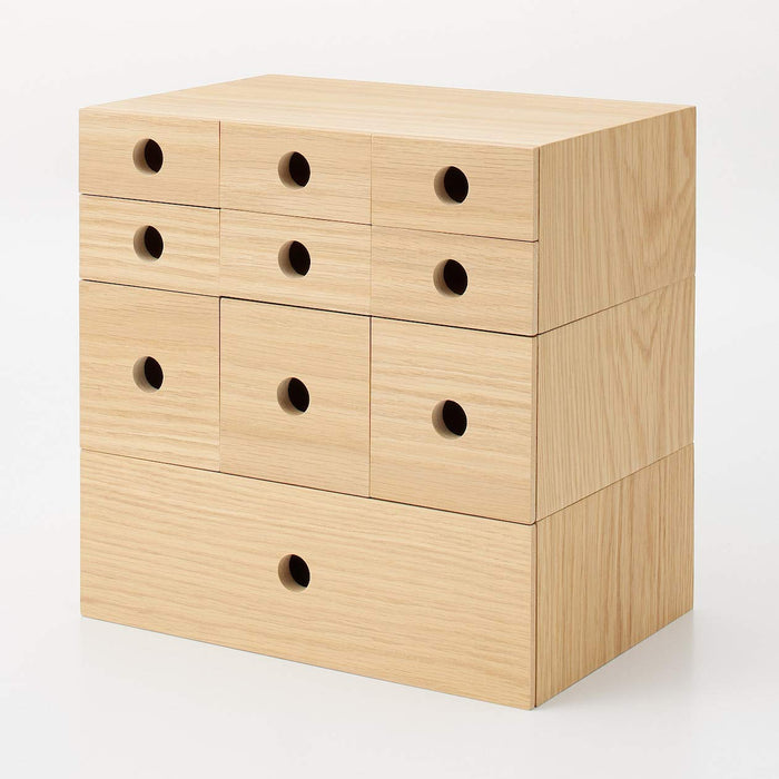 Mujirushi Ryohin Wooden Small Storage - 1 Tier Japan 25.2X17X8.4Cm-Kiichin - The #1 Place for Japanese Goods in Your Hand!