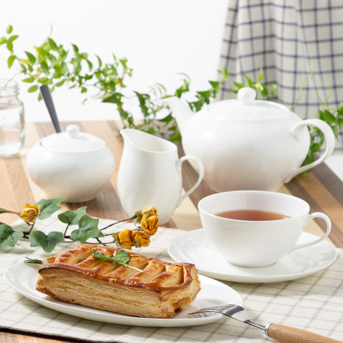 Narumi Japan Tea Pot Sense White 840Cc - Dishwasher Safe - 51800-4687-Kiichin - The #1 Place for Japanese Goods in Your Hand!