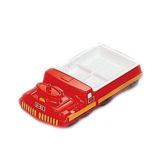 Niimi Japan Hand-Painted 3D Choo Choo Train Kids Plate - Vibrant Red Design-Kiichin - The #1 Place for Japanese Goods in Your Hand!