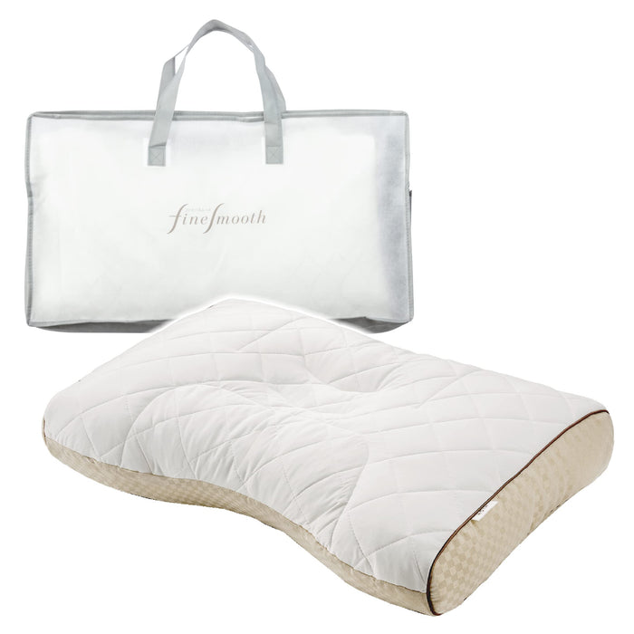 Nishikawa Japan Mini Pipe Pillow - Washable, Breathable, Elastic, Adjustable, Fine Smooth White-Kiichin - The #1 Place for Japanese Goods in Your Hand!