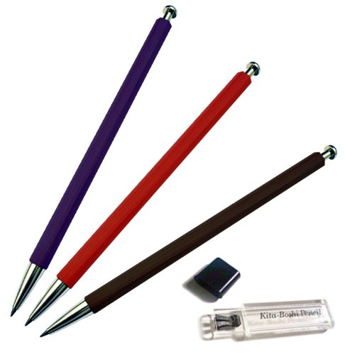 North Star Pencil Aya Core Sharpener Set - Black (Japan) - OTP-680Bst-Kiichin - The #1 Place for Japanese Goods in Your Hand!