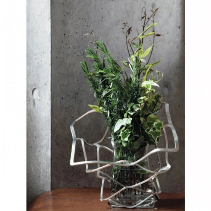 Hand-Crafted Square Tinware Basket - 250x250mm by Nousaku Kago-Kiichin - The #1 Place for Japanese Goods in Your Hand!