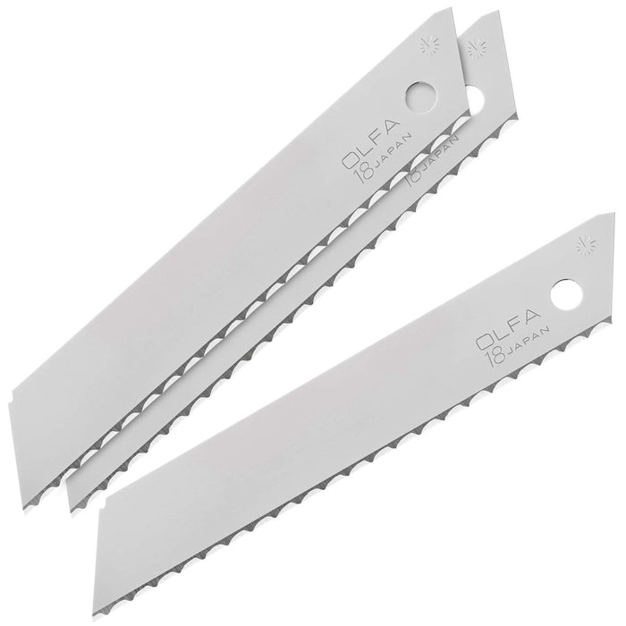 Olfa Lbwv3K Large Wavey Blade Cutter Replacement Blade (3pcs)-Kiichin - The #1 Place for Japanese Goods in Your Hand!