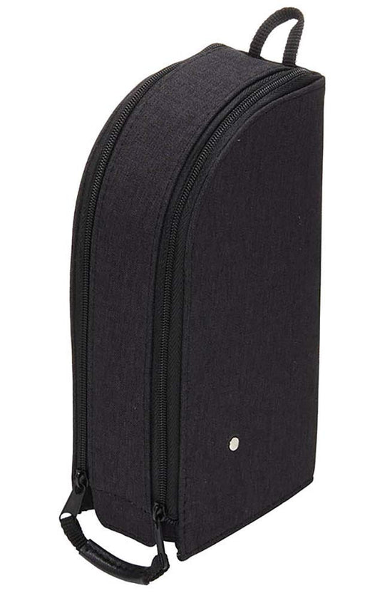 Reimei Fujii Pen and Pencil Case - Sleek Black - Japanese Made (Fy379B)-Kiichin - The #1 Place for Japanese Goods in Your Hand!