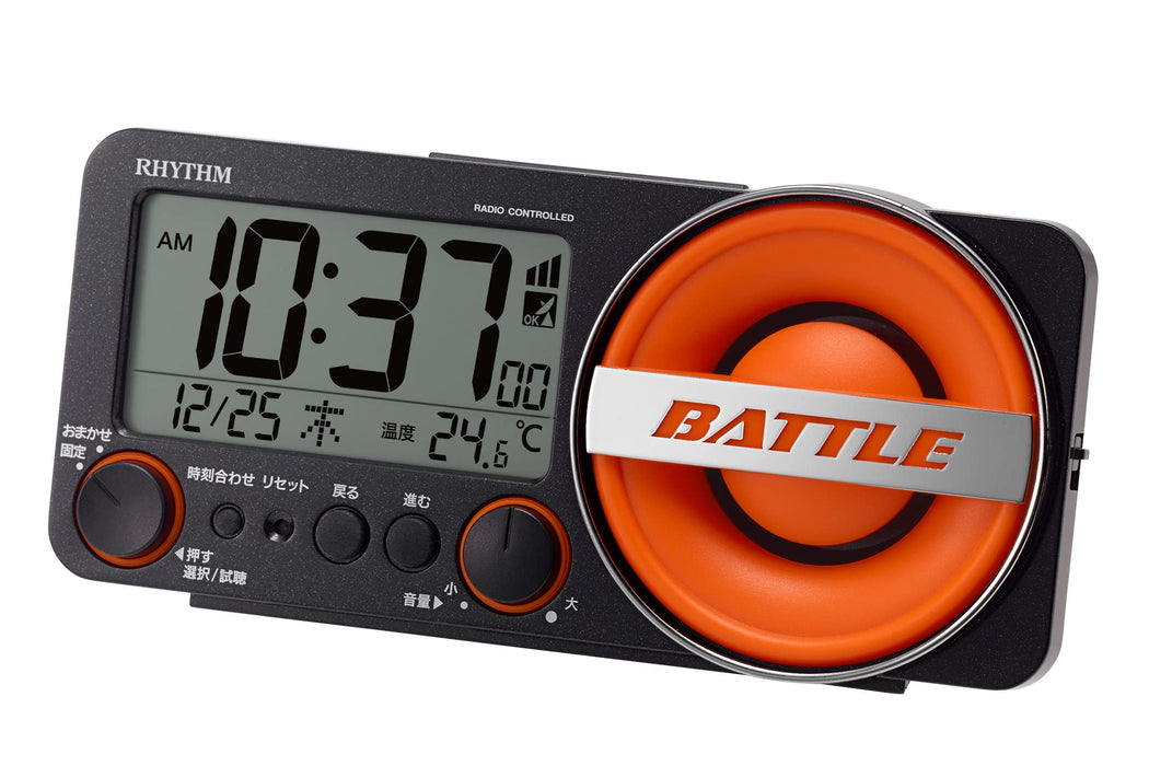 Rhythm Alarm Clock Radio - Loud Volume, 1K Patterns, Electronic Sound, Black-Kiichin - The #1 Place for Japanese Goods in Your Hand!