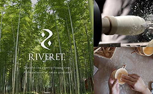 Riveret Japan 380Ml Bamboo Wine Glass - Dishwasher Safe - Brown Rv-118B-Kiichin - The #1 Place for Japanese Goods in Your Hand!