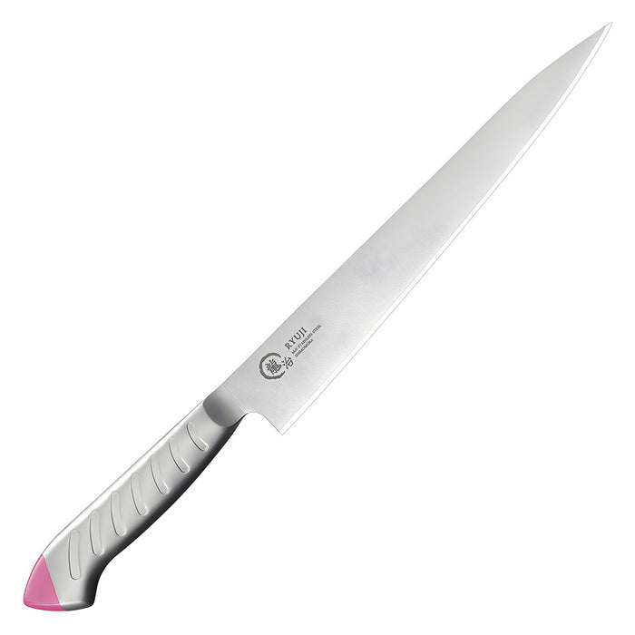 Ryuji 24cm Pink Molybdenum Steel Sujihiki Knife-Kiichin - The #1 Place for Japanese Goods in Your Hand!