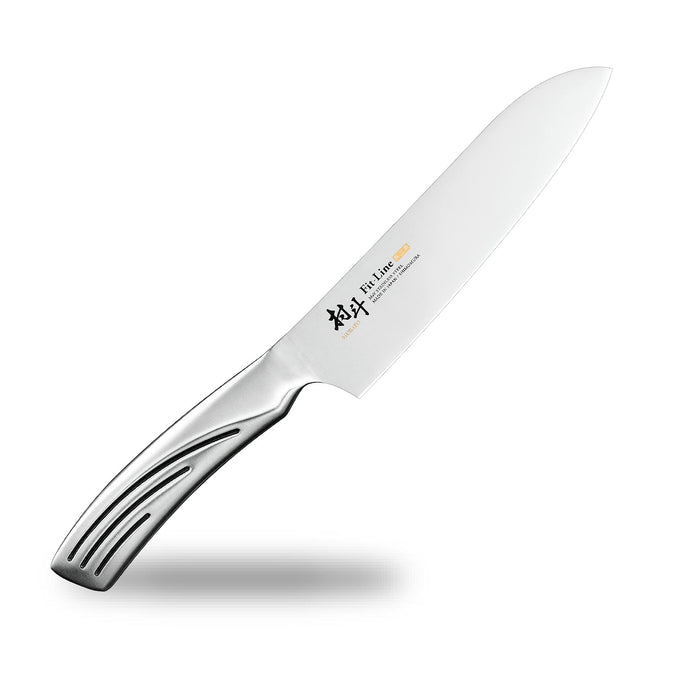Shimomura Kougyou Santoku Knife 165mm Molybdenum Vanadium Steel MFL-101 Niigata Tsubame-Sanjo-Kiichin - The #1 Place for Japanese Goods in Your Hand!