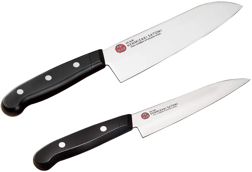 Shimomura Kogyo Santoku & Petty Knife Set KZ-BJB2B Made In Japan-Kiichin - The #1 Place for Japanese Goods in Your Hand!