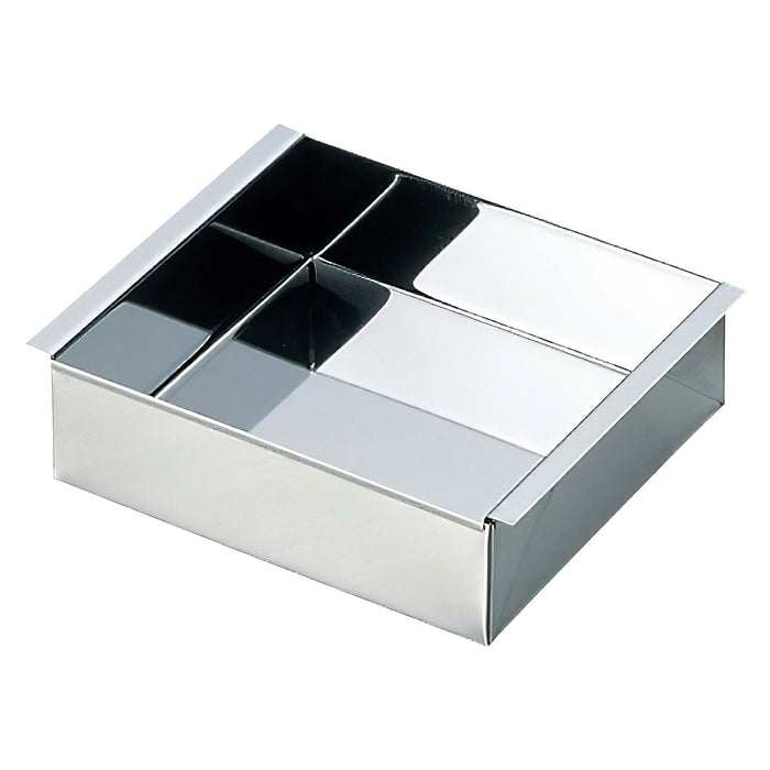 Premium 15cm Shimotori Stainless Steel Tamago-Dofu Mold-Kiichin - The #1 Place for Japanese Goods in Your Hand!