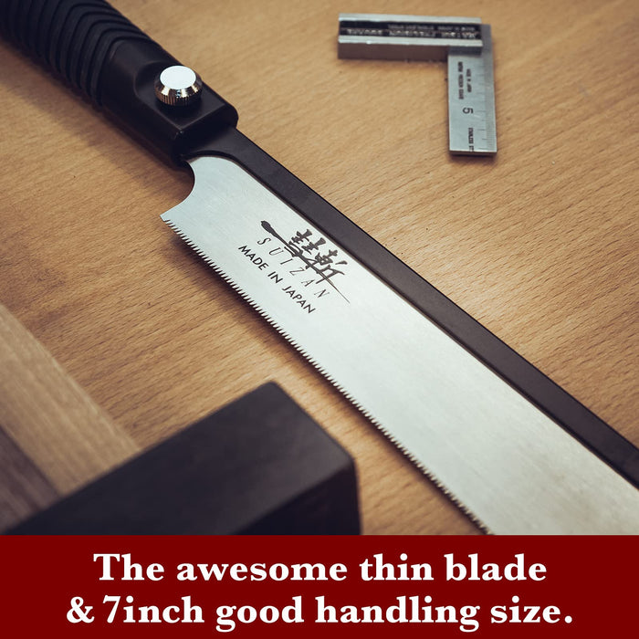 Suizan 180mm Body Saw Replaceable Blades Woodworking Vertical/Horizontal/Diagonal Cutting-Kiichin - The #1 Place for Japanese Goods in Your Hand!