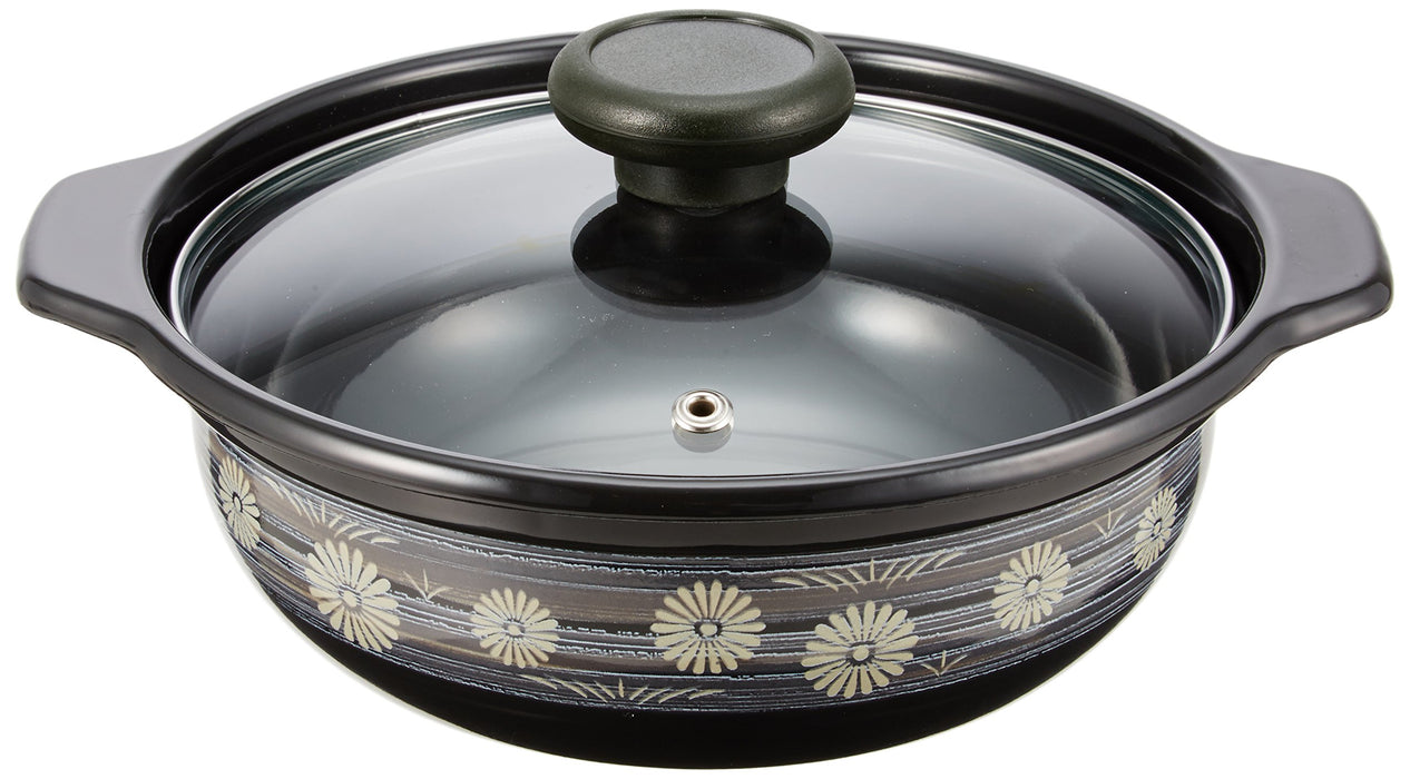Takagi Metal Japan Kinzoku 18Cm 2-Handed Pot Enamel IH Tabletop - 1 Person Yayoi Ha-Y18-Kiichin - The #1 Place for Japanese Goods in Your Hand!