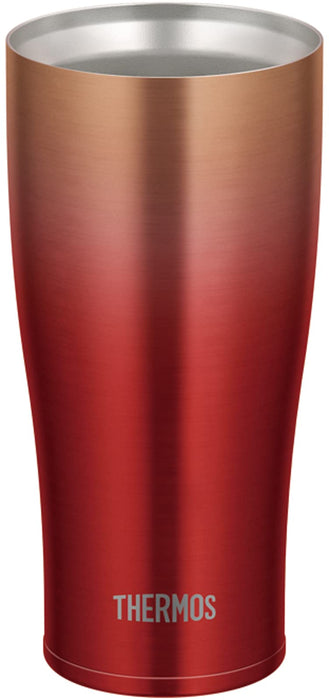 Thermos Japan 420ml Red Gold Vacuum Insulated Tumbler - JDE-421Ltd RGD-Kiichin - The #1 Place for Japanese Goods in Your Hand!
