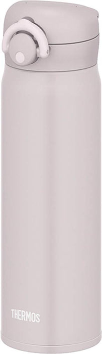 Thermos 500ml Vacuum Insulated Water Bottle - Japan Jnr-501Ltd Pgg Pink Greige-Kiichin - The #1 Place for Japanese Goods in Your Hand!