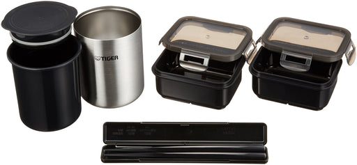 Tiger Thermos Stainless Steel Lunch Jar 1.5 Cups - Black Japanese Lwy-R030-K-Kiichin - The #1 Place for Japanese Goods in Your Hand!