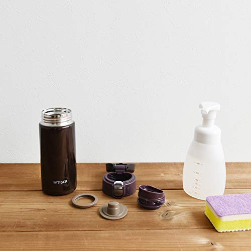 Tiger Thermos Mug Bottle 360Ml - Chocolate Brown (Tiger)-Kiichin - The #1 Place for Japanese Goods in Your Hand!