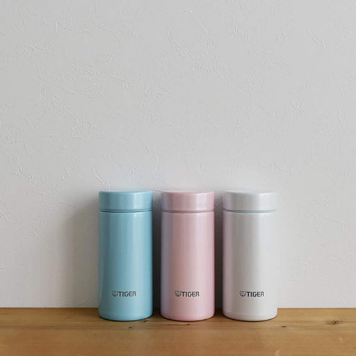 Tiger Thermos Mug Bottle 200ml MMP-J021WL Cool White-Kiichin - The #1 Place for Japanese Goods in Your Hand!