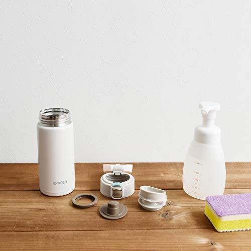 Tiger Thermos Mug Bottle Cream White 360Ml Sahara MMJ-A361-WM-Kiichin - The #1 Place for Japanese Goods in Your Hand!