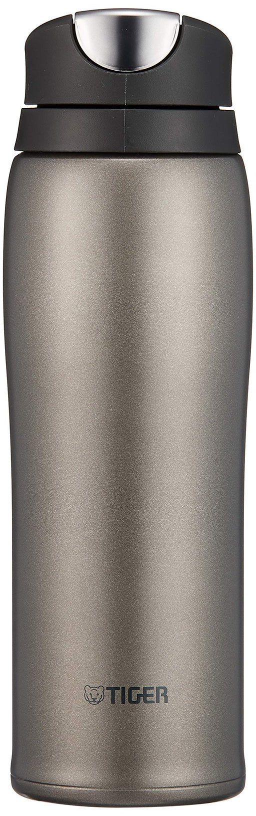 Tiger Thermos MCB-H048-HG 480ml Gunmetal Vacuum Insulated Water Bottle-Kiichin - The #1 Place for Japanese Goods in Your Hand!