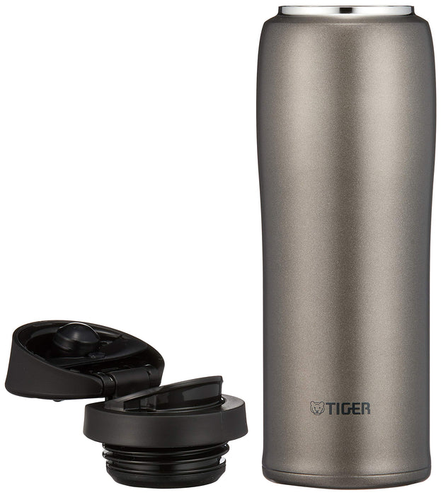 Tiger Thermos MCB-H048-HG 480ml Gunmetal Vacuum Insulated Water Bottle-Kiichin - The #1 Place for Japanese Goods in Your Hand!