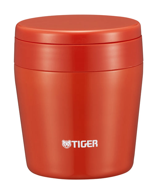 Tiger Thermos 250Ml Wide Mouth Soup Jar - Vacuum Insulated, Round Bottom, Chili Red-Kiichin - The #1 Place for Japanese Goods in Your Hand!