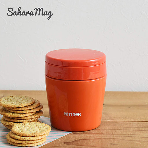 Tiger Thermos 250Ml Wide Mouth Soup Jar - Vacuum Insulated, Round Bottom, Chili Red-Kiichin - The #1 Place for Japanese Goods in Your Hand!