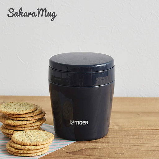 Tiger Thermos Vacuum Insulated Soup Jar 250ml - Indigo Blue-Kiichin - The #1 Place for Japanese Goods in Your Hand!