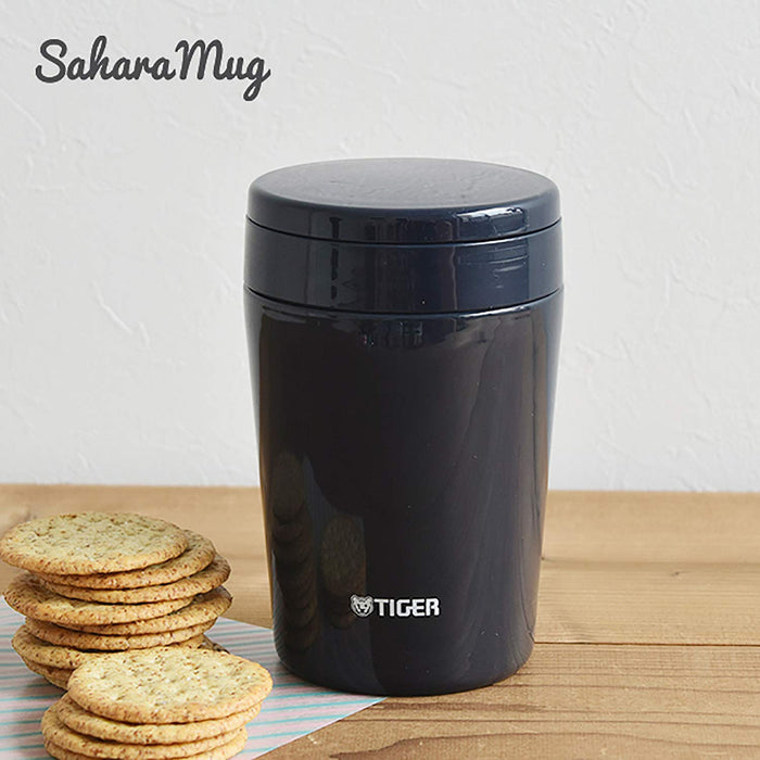 Tiger Thermos Vacuum Insulated Soup Jar - 380ml Indigo Blue-Kiichin - The #1 Place for Japanese Goods in Your Hand!