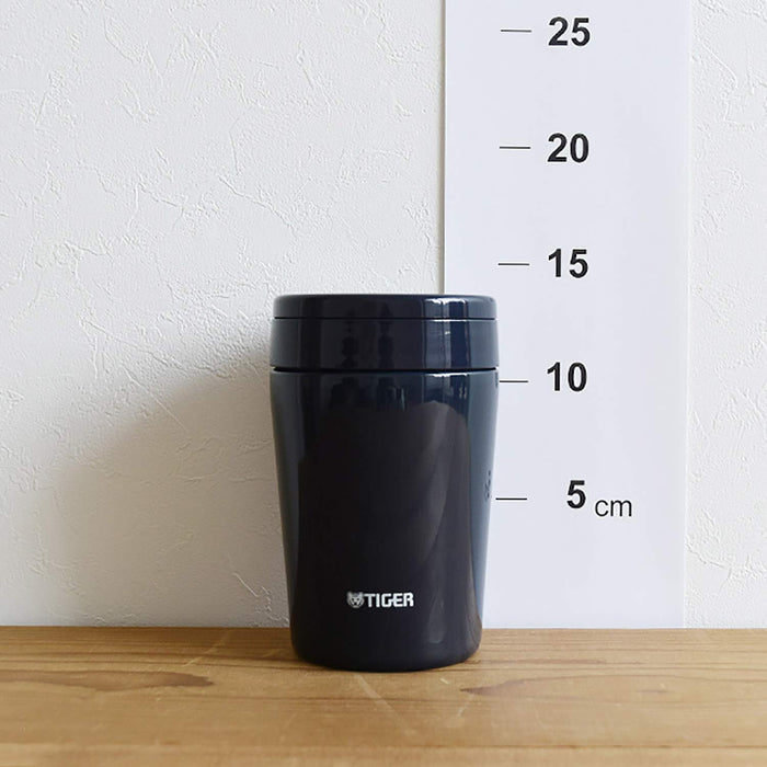 Tiger Thermos Vacuum Insulated Soup Jar - 380ml Indigo Blue-Kiichin - The #1 Place for Japanese Goods in Your Hand!