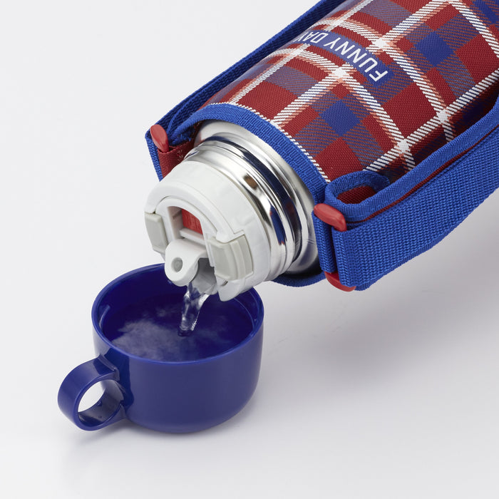 Tiger Thermos 1L Stainless Steel Bottle with Pouch - Sahara Red-Kiichin - The #1 Place for Japanese Goods in Your Hand!