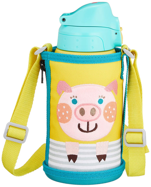 Tiger Thermos 600ml Stainless Steel Bottle w/ Cup 2Way Pig Mbr-B06Gyp-Kiichin - The #1 Place for Japanese Goods in Your Hand!