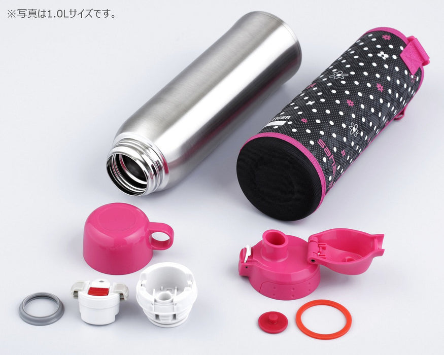 Tiger Thermos Sahara 2Way Pink 800Ml Water Bottle - Mbo-D080-P (Japan)-Kiichin - The #1 Place for Japanese Goods in Your Hand!