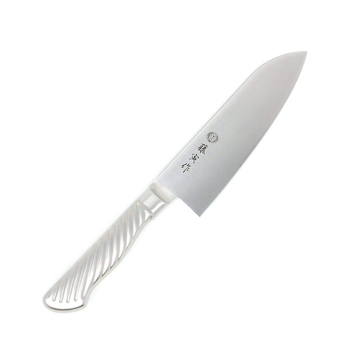 Tojiro Fujitora DP 3-Layer Santoku Knife - 170mm Stainless Steel Handle-Kiichin - The #1 Place for Japanese Goods in Your Hand!