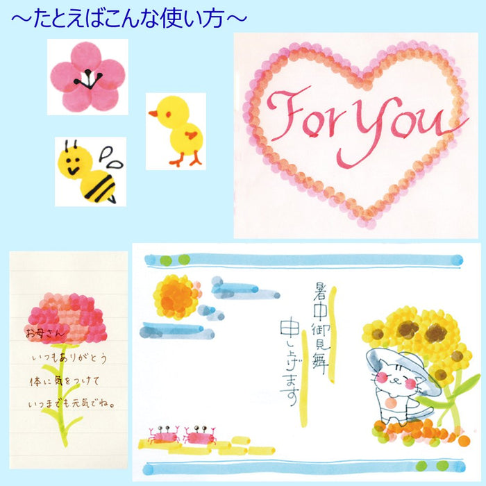 Tombow Play Color Dot 12-Color Set Water-Based Felt-Tip Pen-Kiichin - The #1 Place for Japanese Goods in Your Hand!